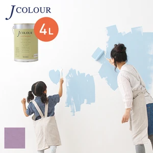 壁紙の上から塗れる人にやさしい水性ペイント J COLOUR（Jカラー） 4L エリカ MD-1a