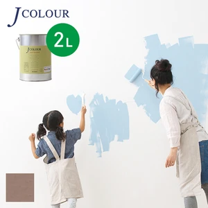 壁紙の上から塗れる人にやさしい水性ペイント J COLOUR（Jカラー） 2L ローズストーン MD-5a