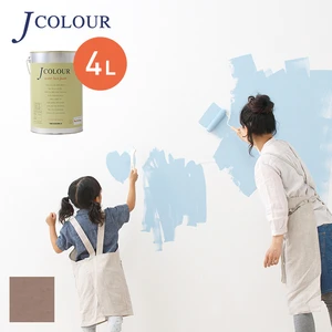 壁紙の上から塗れる人にやさしい水性ペイント J COLOUR（Jカラー） 4L ローズストーン MD-5a