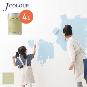 壁紙の上から塗れる人にやさしい水性ペイント J COLOUR（Jカラー） 4L アンティックベージュ ML-1c