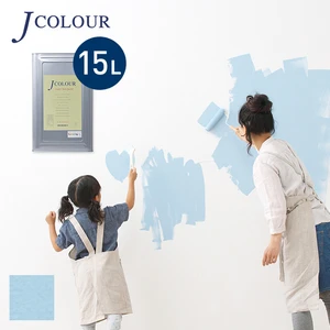 壁紙の上から塗れる人にやさしい水性ペイント J COLOUR（Jカラー） 15L ヘブンズスカイ ML-2d