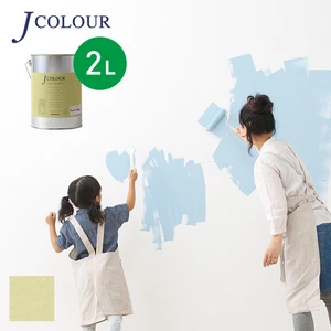 壁紙の上から塗れる人にやさしい水性ペイント J COLOUR（Jカラー） 2L アンティックリネン ML-5b