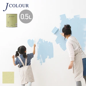 壁紙の上から塗れる人にやさしい水性ペイント J COLOUR（Jカラー） 0.5L アンティックリネン ML-5b