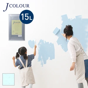壁紙の上から塗れる人にやさしい水性ペイント J COLOUR（Jカラー） 15L ブルースティーム MP-1d