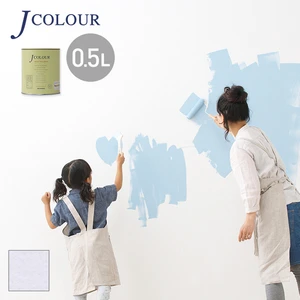 壁紙の上から塗れる人にやさしい水性ペイント J COLOUR（Jカラー） 0.5L アイボリーライラック MP-5d