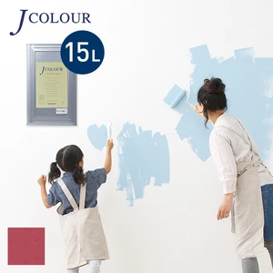 壁紙の上から塗れる人にやさしい水性ペイント J COLOUR（Jカラー） 15L ハバナローズ Vl-1d