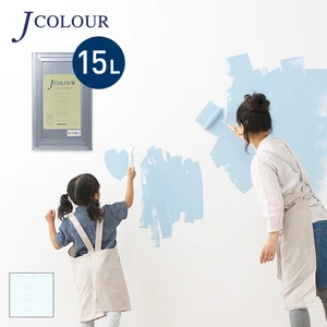 壁紙の上から塗れる人にやさしい水性ペイント J COLOUR（Jカラー） 15L アイシーホワイト WH-4c