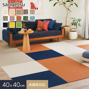 タイルカーペット サンゲツ 床暖房対応 洗える STYLEKIT+ LOOP 40×40cm