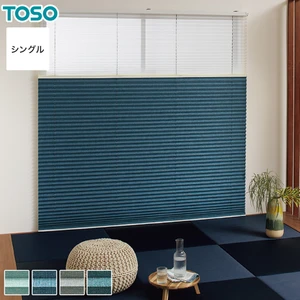 プリーツスクリーン 遮光 TOSO しおり ニーム ツインスタイル | DIY