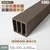 【受注生産】 人工木 再生木材 IRODORI WOOD いろどりウッド 100×100 （中空材） 100角 L=2000 /（バリエーション）ホワイトオーク