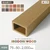 【受注生産】 人工木 再生木材 IRODORI WOOD いろどりウッド 75×50 （中空材） L=2000 /（バリエーション）ホワイトオーク