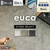 【西濃運輸便】 フロアタイル euca 石目柄 ストーンセレクト 2.5mm厚 450mm×450mm 18枚入り 約3.64平米 /（バリエーション）シャドウグレーモルタル