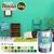 水性塗料 壁紙の上から塗るペンキ ROOM PAINT Navia グリーン系 4kg /（バリエーション）NA-089-4