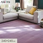 カーペット アスワン アスコースト 全厚11.5mm 240×240cm