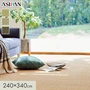 カーペット アスワン アスボニー 全厚8mm 240×340cm