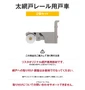 太網戸レール用戸車