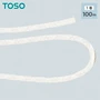 TOSO カーテンDIY用品 ウェイトテープ 1巻（100m）