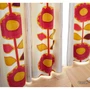 カーテン 既製サイズ スミノエ DESIGNLIFE SUN FLOWER(サンフラワー) 巾100×丈200cm
