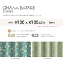 カーテン 既製サイズ スミノエ DESIGNLIFE floride OHANA BATAKE(オハナバタケ) 巾100×丈135cm