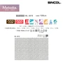 オーダーカーテン シンコール Melodia （メロディア） ML3678