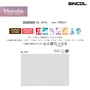 オーダーカーテン シンコール Melodia （メロディア） ML3679