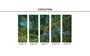 【のりなし壁紙】リリカラ デジタル・デコ 森 PEACE OF FOREST プリトヴィッツェ湖群国立公園 塩ビフラット Fサイズ