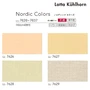 【のりなし壁紙】リリカラ ライト Lotta Kuhlhorn Nordic colors LL-7626～LL-7629