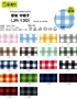 【撥水】厚地中格子 150cm巾 P100％ (50m/反) JR-130