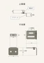 上面図、寸法図