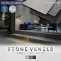 【天然石シート】 ストーンベニア コンクリートタイプ 300×600mm 4枚セット コンフレッシュ3000仕上げ