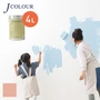 壁紙の上から塗れる人にやさしい水性ペイント J COLOUR（Jカラー） 4L ヴィクトリアンピーチ BD-1b