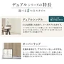 デュアルシリーズの特長（デュアルシングル）