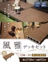 ウッドデッキ 人工木デッキ 風雅 キット デッキセット 1.5間×3尺 オープンタイプ