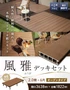 ウッドデッキ 人工木デッキ 風雅 キット デッキセット 2.0間×6尺 オープンタイプ