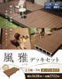 ウッドデッキ 人工木デッキ 風雅 キット デッキセット 2.0間×9尺 オープンタイプ