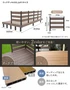 人工木ウッドデッキ JJ-WOOD2 2.0間×6尺 ボーダーフェンス付【掲載品番】JJ-206BF-DB / JJ-206BF-MC